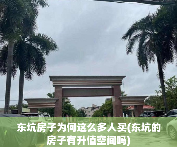 东坑房子为何这么多人买(东坑的房子有升值空间吗) 东坑房子为何这么多人买(东坑的房子有升值空间吗)