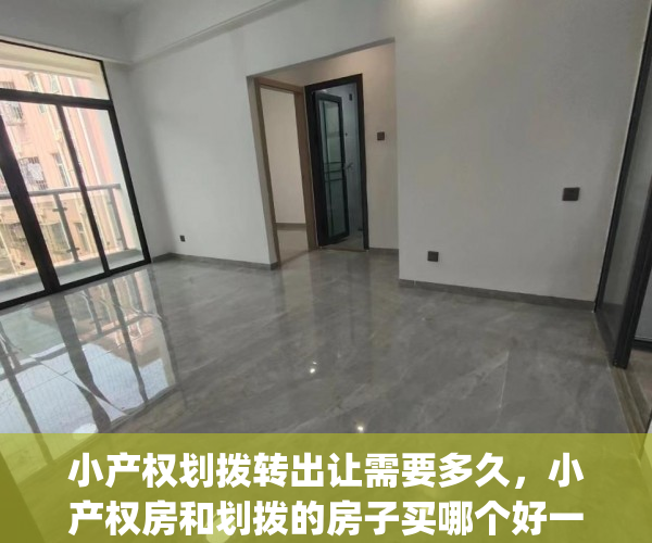 小产权划拨转出让需要多久，小产权房和划拨的房子买哪个好一点(划拨土地小产权)