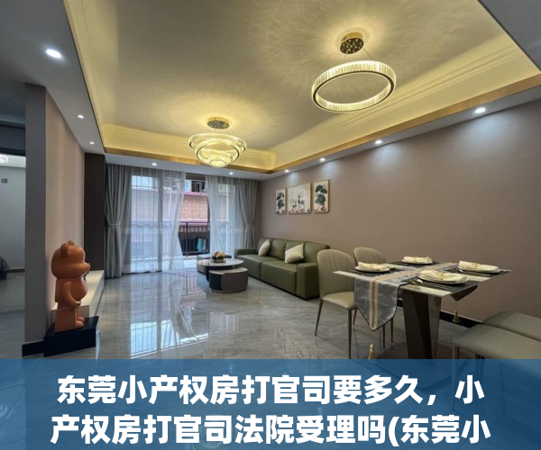 东莞小产权房打官司要多久，小产权房打官司法院受理吗(东莞小产权赔偿案例)