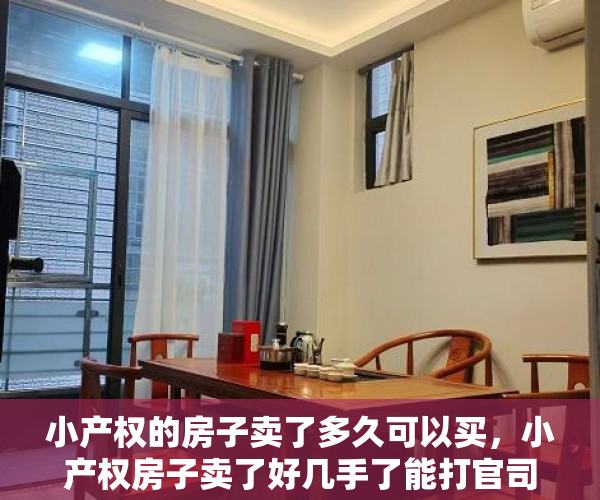 小产权的房子卖了多久可以买，小产权房子卖了好几手了能打官司要回吗