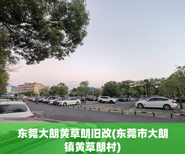 东莞大朗黄草朗旧改(东莞市大朗镇黄草朗村) 东莞大朗黄草朗旧改(东莞市大朗镇黄草朗村)