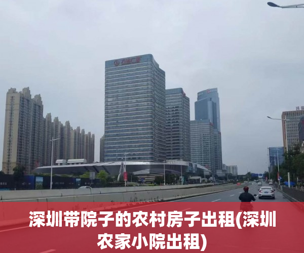 深圳带院子的农村房子出租(深圳农家小院出租)