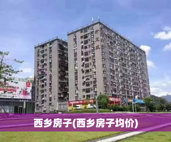 西乡房子(西乡房子均价)