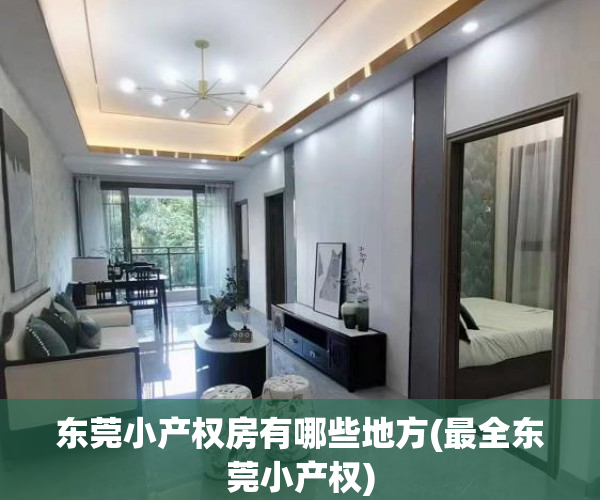 东莞小产权房有哪些地方(最全东莞小产权) 东莞小产权房有哪些地方(最全东莞小产权)