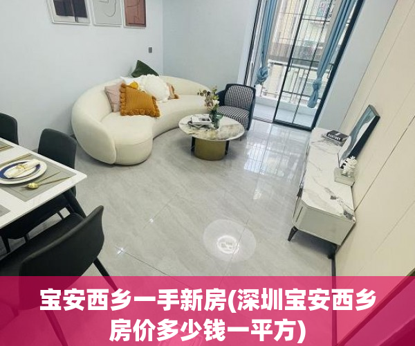 宝安西乡一手新房(深圳宝安西乡房价多少钱一平方)