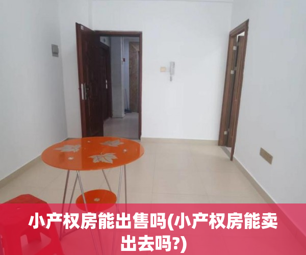 小产权房能出售吗(小产权房能卖出去吗?) 小产权房能出售吗(小产权房能卖出去吗?)