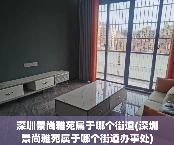 深圳景尚雅苑属于哪个街道(深圳景尚雅苑属于哪个街道办事处)