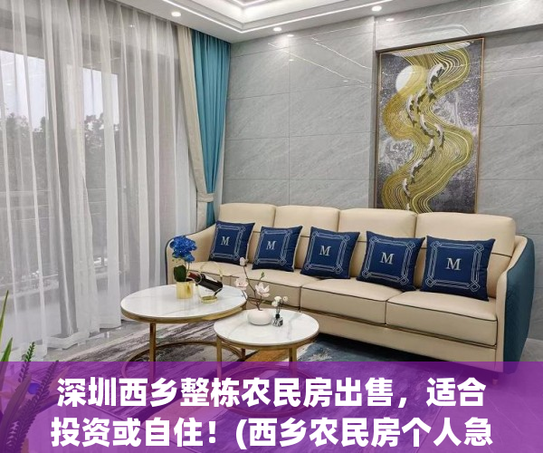 深圳西乡整栋农民房出售，适合投资或自住！(西乡农民房个人急售)