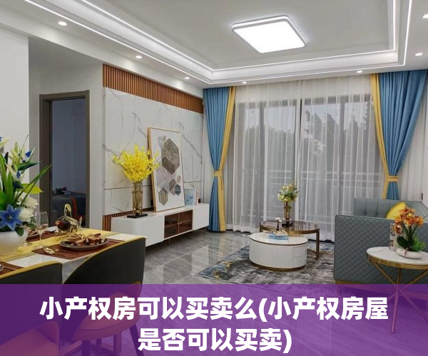 小产权房可以买卖么(小产权房屋是否可以买卖) 小产权房可以买卖么(小产权房屋是否可以买卖)