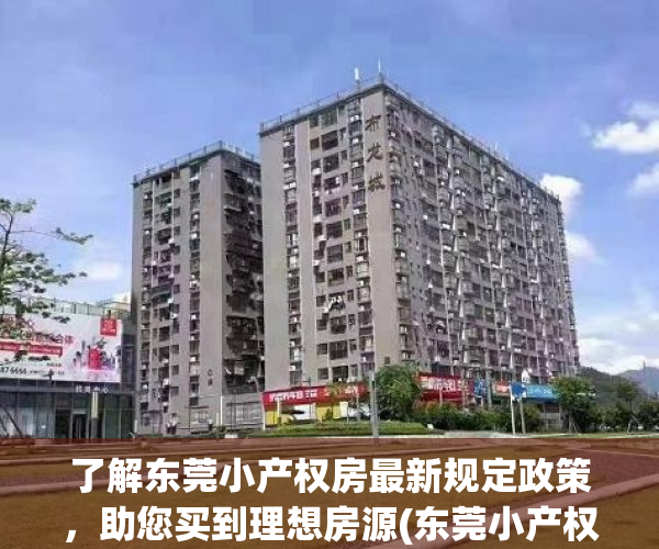 了解东莞小产权房最新规定政策，助您买到理想房源(东莞小产权房最新政策2020阳光网)