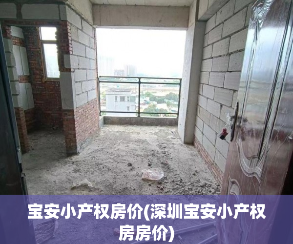 宝安小产权房价(深圳宝安小产权房房价)