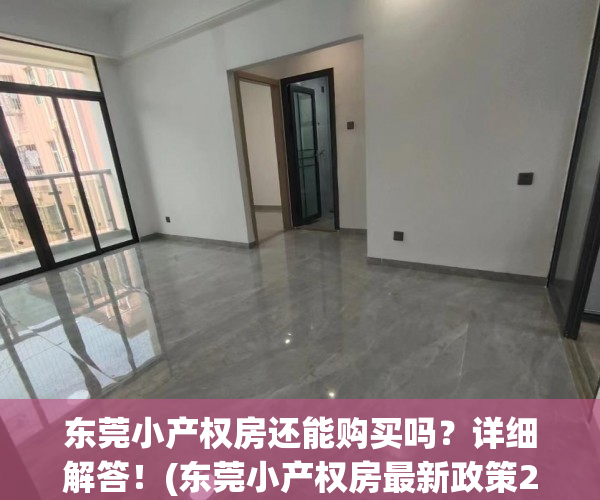 东莞小产权房还能购买吗？详细解答！(东莞小产权房最新政策2020阳光网)