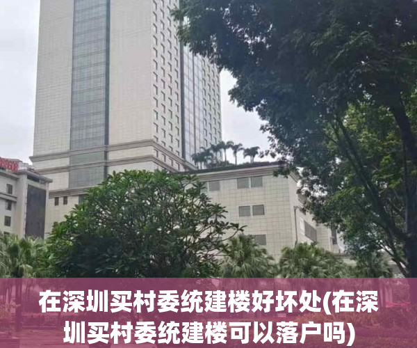 在深圳买村委统建楼好坏处(在深圳买村委统建楼可以落户吗) 在深圳买村委统建楼好坏处(在深圳买村委统建楼可以落户吗)