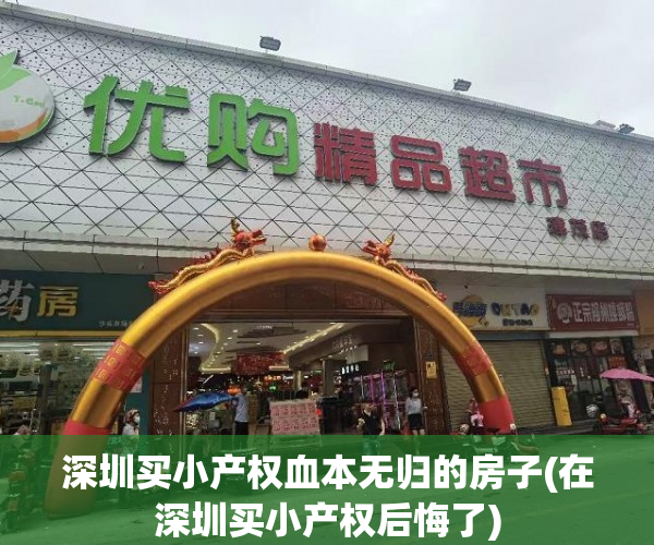 深圳买小产权血本无归的房子(在深圳买小产权后悔了) 深圳买小产权血本无归的房子(在深圳买小产权后悔了)