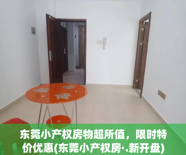 东莞小产权房物超所值，限时特价优惠(东莞小产权房·.新开盘)