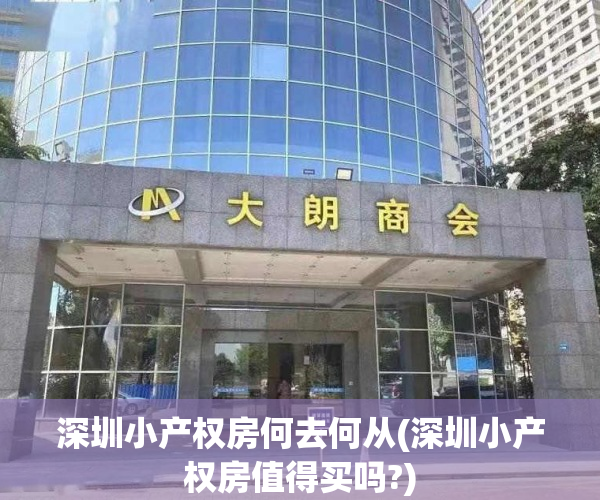 深圳小产权房何去何从(深圳小产权房值得买吗?)