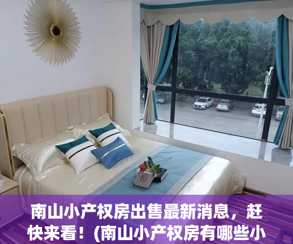 南山小产权房出售最新消息，赶快来看！(南山小产权房有哪些小区)