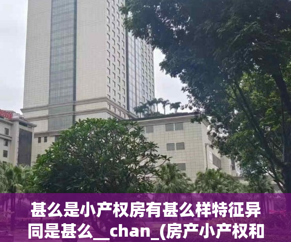 甚么是小产权房有甚么样特征异同是甚么__chan_(房产小产权和大产权有什么不同)