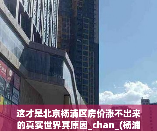 这才是北京杨浦区房价涨不出来的真实世界其原因_chan_(杨浦房价为什么这么贵)