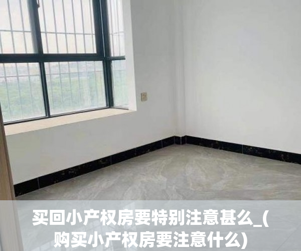 买回小产权房要特别注意甚么_(购买小产权房要注意什么)