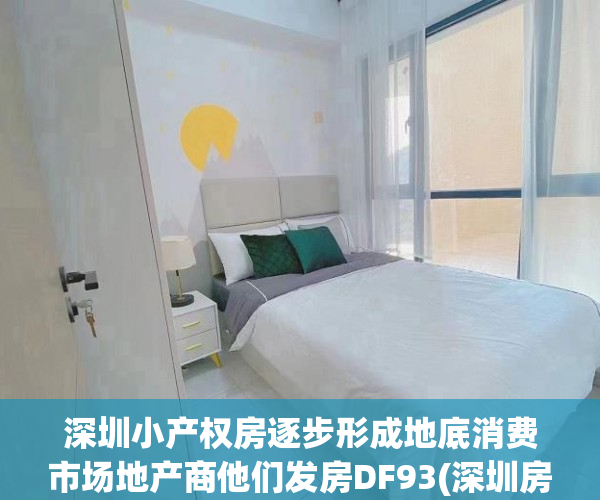 深圳小产权房逐步形成地底消费市场地产商他们发房DF93(深圳房地产政策解读)