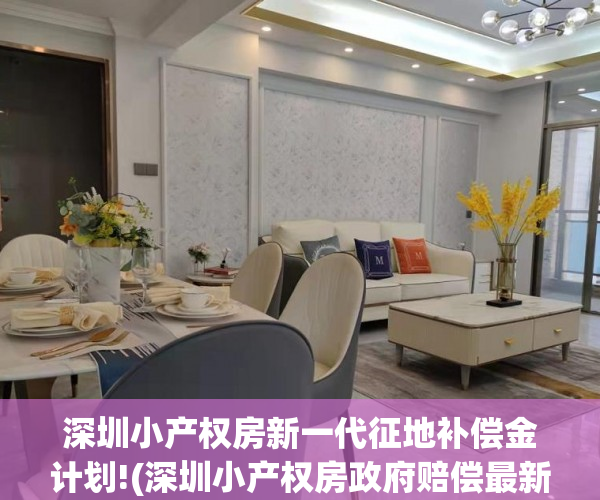 深圳小产权房新一代征地补偿金计划!(深圳小产权房政府赔偿最新政策)