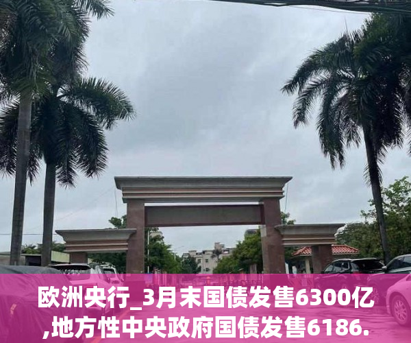 欧洲央行_3月末国债发售6300亿,地方性中央政府国债发售6186.7亿(中国持有欧洲国债规模)