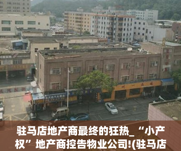 驻马店地产商最终的狂热_“小产权”地产商控告物业公司!(驻马店开发商)