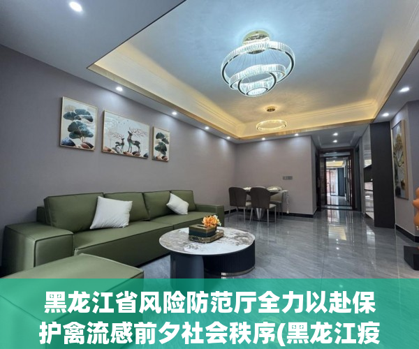 黑龙江省风险防范厅全力以赴保护禽流感前夕社会秩序(黑龙江疫情防控动态)