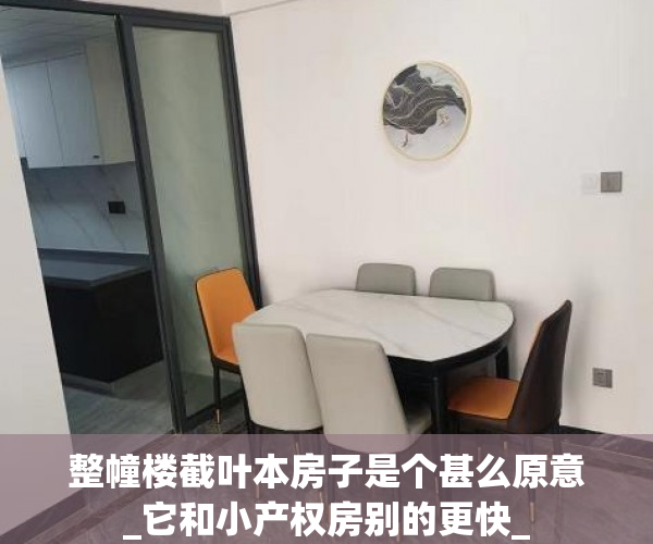 整幢楼截叶本房子是个甚么原意_它和小产权房别的更快_