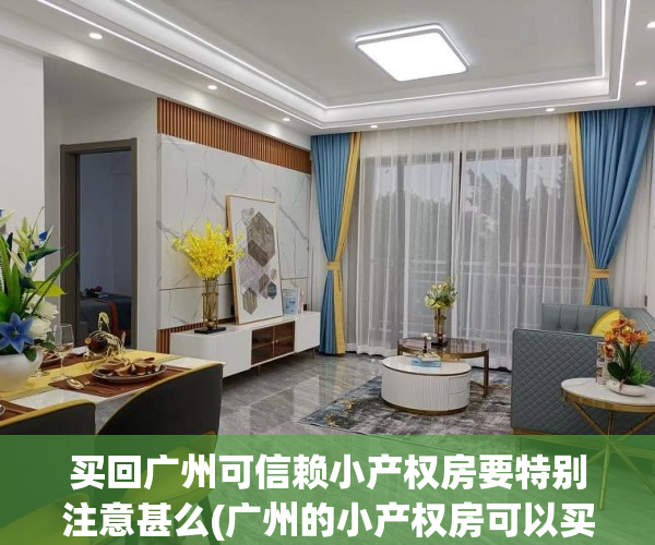 买回广州可信赖小产权房要特别注意甚么(广州的小产权房可以买吗)