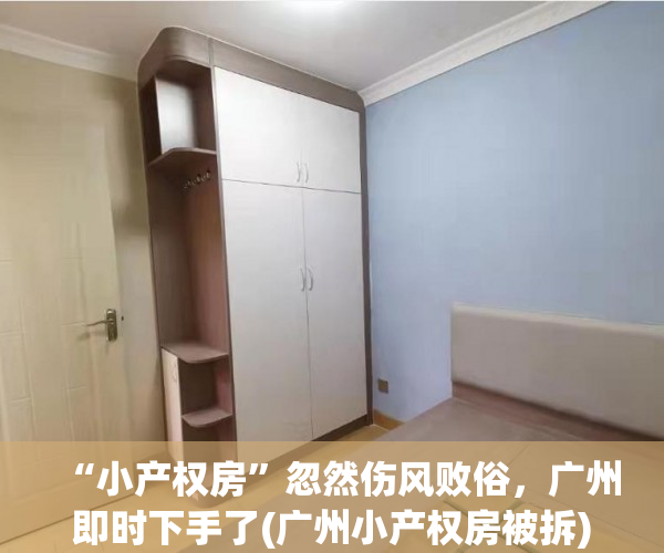 “小产权房”忽然伤风败俗，广州即时下手了(广州小产权房被拆)