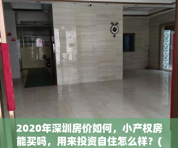 2020年深圳房价如何，小产权房能买吗，用来投资自住怎么样？(2020深圳小产权房可以买吗)