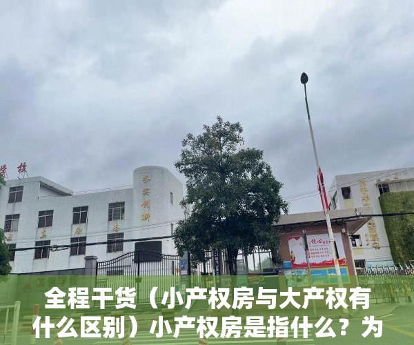 全程干货（小产权房与大产权有什么区别）小产权房是指什么？为什么叫小产权？有大产权吗？，房子什么叫大产权什么叫小产权，