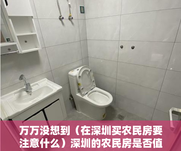 万万没想到（在深圳买农民房要注意什么）深圳的农民房是否值得购买？，深圳农村房子可以买吗，