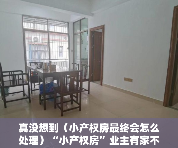 真没想到（小产权房最终会怎么处理）“小产权房”业主有家不能回！痛苦维权无人理，小产权房问题解决，