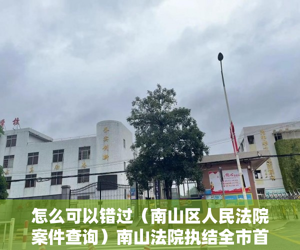 怎么可以错过（南山区人民法院案件查询）南山法院执结全市首例“绿本房转红本房”强制过户案，南山法院诉讼服务中心，