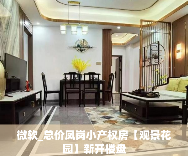 微软_总价凤岗小产权房【观景花园】新开楼盘