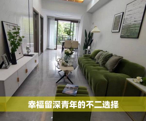 幸福留深青年的不二选择