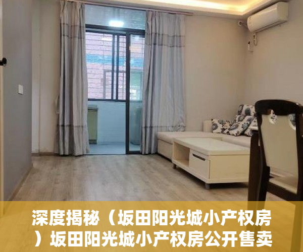 深度揭秘（坂田阳光城小产权房）坂田阳光城小产权房公开售卖 律师：购房者需谨慎，板田阳光城小产权，