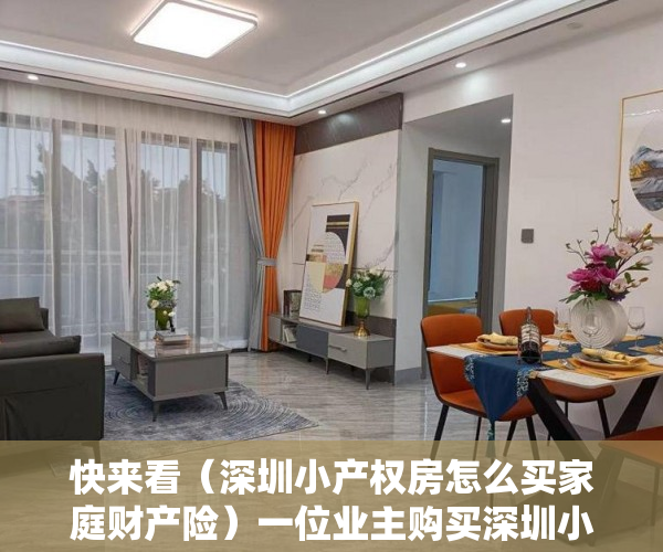 快来看（深圳小产权房怎么买家庭财产险）一位业主购买深圳小产权房的经验分享，深圳小产权房怎么买最划算，