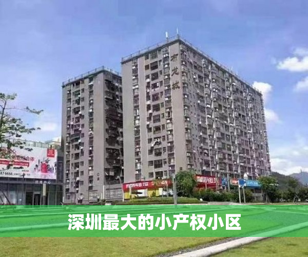 深圳最大的小产权小区 深圳最大的小产权小区