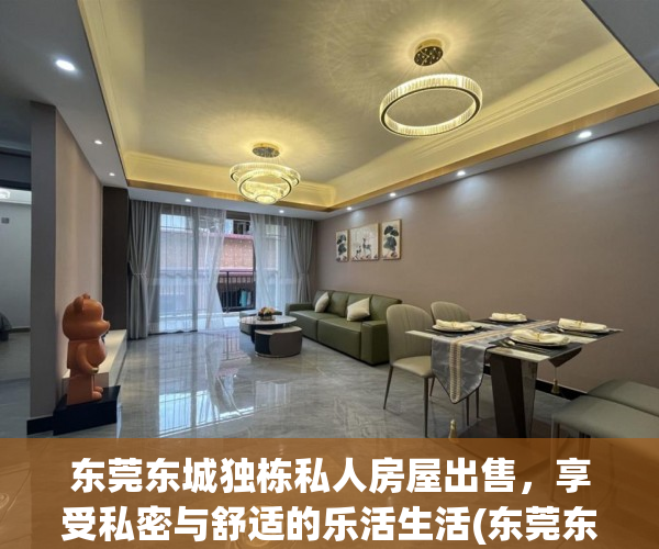 东莞东城独栋私人房屋出售，享受私密与舒适的乐活生活(东莞东城别墅出售)
