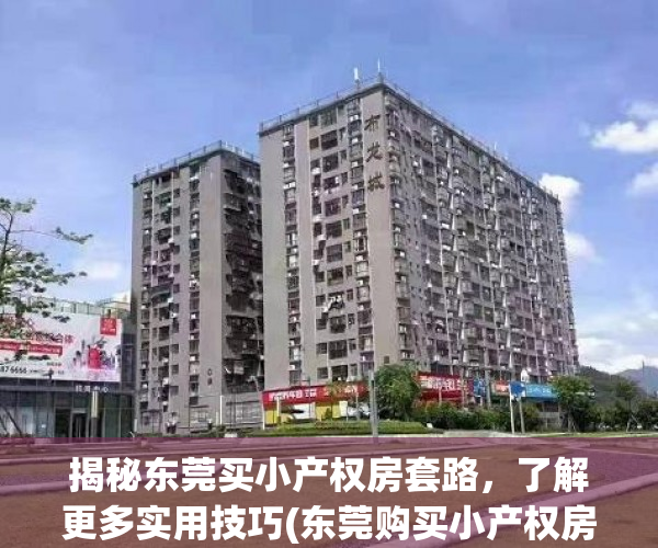 揭秘东莞买小产权房套路，了解更多实用技巧(东莞购买小产权房需要注意哪些问题)