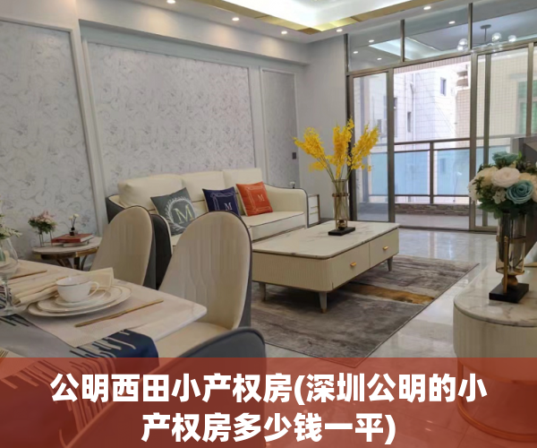 公明西田小产权房(深圳公明的小产权房多少钱一平) 公明西田小产权房(深圳公明的小产权房多少钱一平)