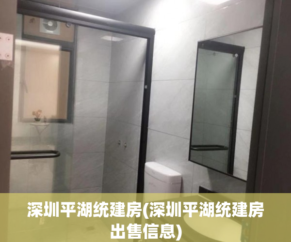 深圳平湖统建房(深圳平湖统建房出售信息) 深圳平湖统建房(深圳平湖统建房出售信息)