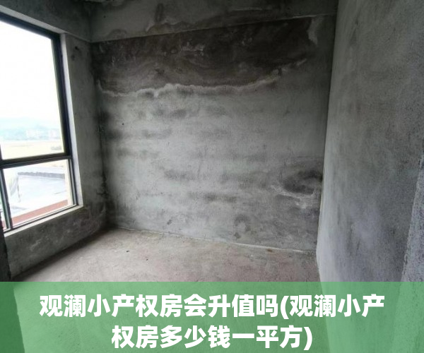 观澜小产权房会升值吗(观澜小产权房多少钱一平方)