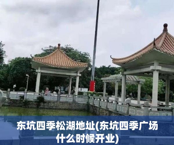 东坑四季松湖地址(东坑四季广场什么时候开业)