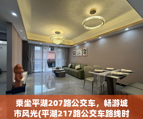 乘坐平湖207路公交车，畅游城市风光(平湖217路公交车路线时间表2020.8汽车北站)
