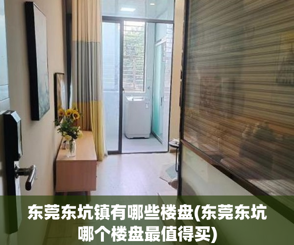 东莞东坑镇有哪些楼盘(东莞东坑哪个楼盘最值得买) 东莞东坑镇有哪些楼盘(东莞东坑哪个楼盘最值得买)